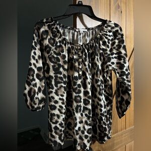 Animal print top small